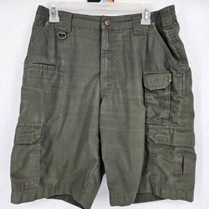 5.11 Tactical Cargo Shorts Mens 32‎ Ripstop Taclite Green Workwear Security